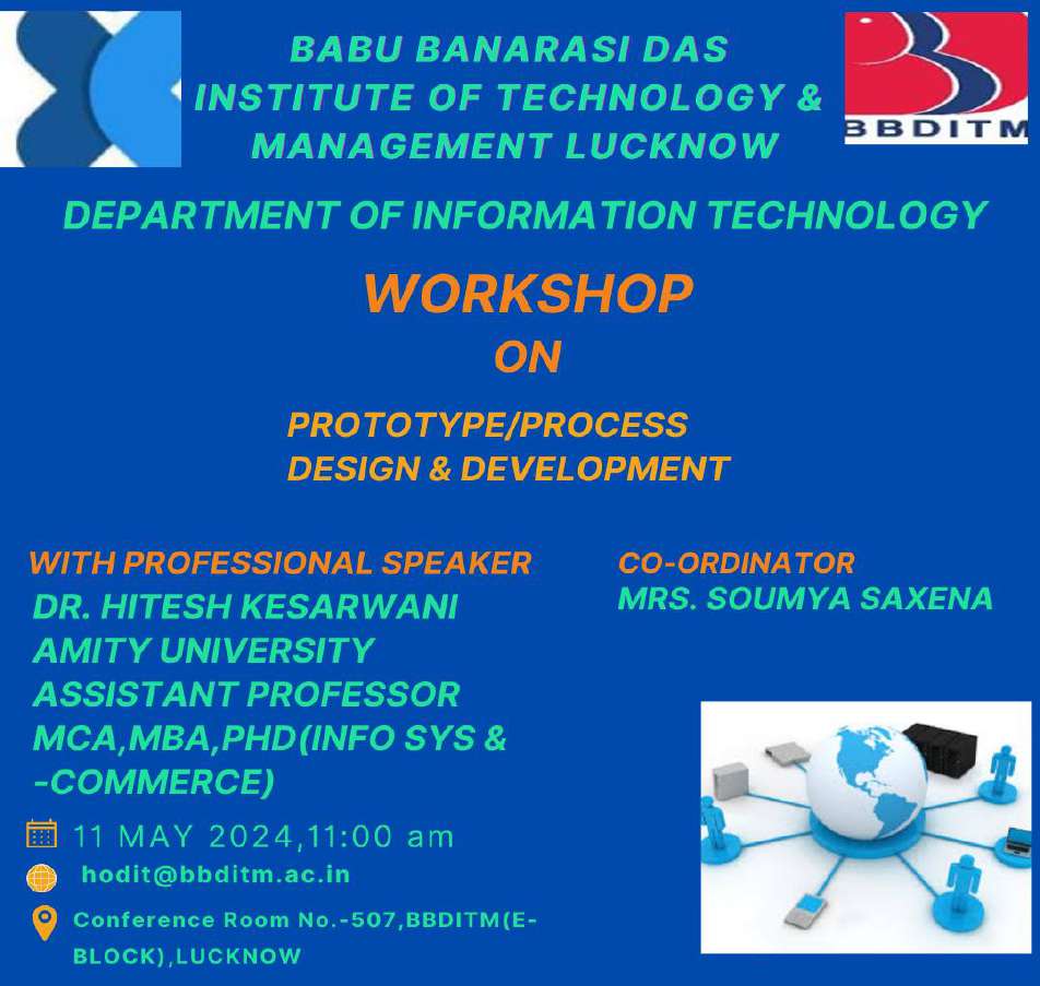 Poster for the prototype and process design workshop